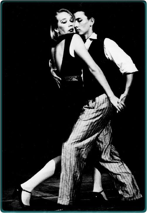 Brigitta Winkler and Agelika Fischer dance tango in the 1980s