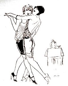 Del libro Las tanguistas Ilustraciones de Pico (pseudo) 1920s (?)