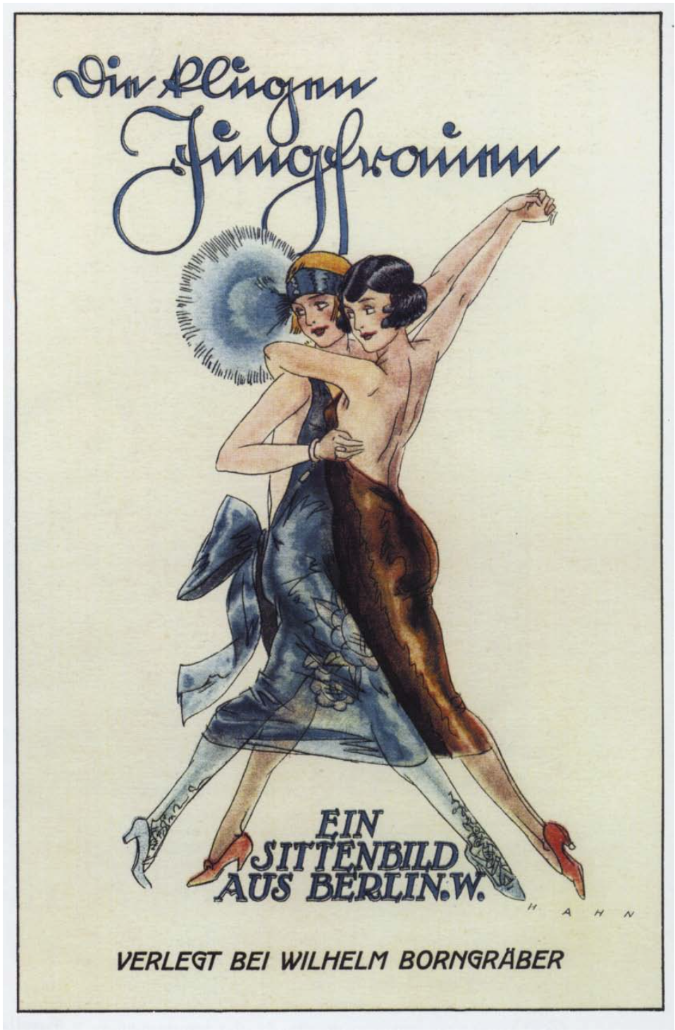 German book cover, 1924 – women dancing tango..?